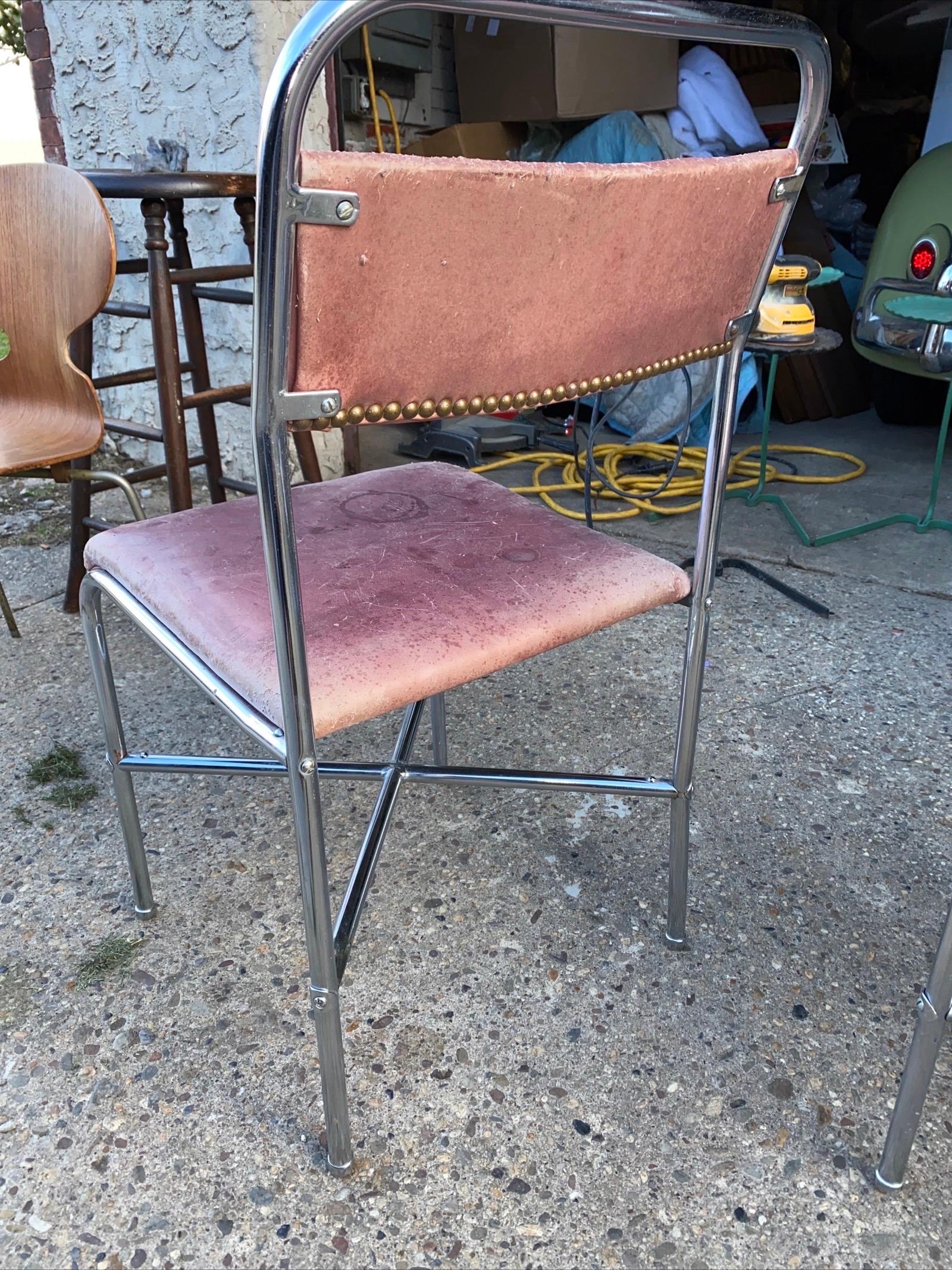 American Kem Weber for Lloyd Furniture Pair of Chairs For Sale