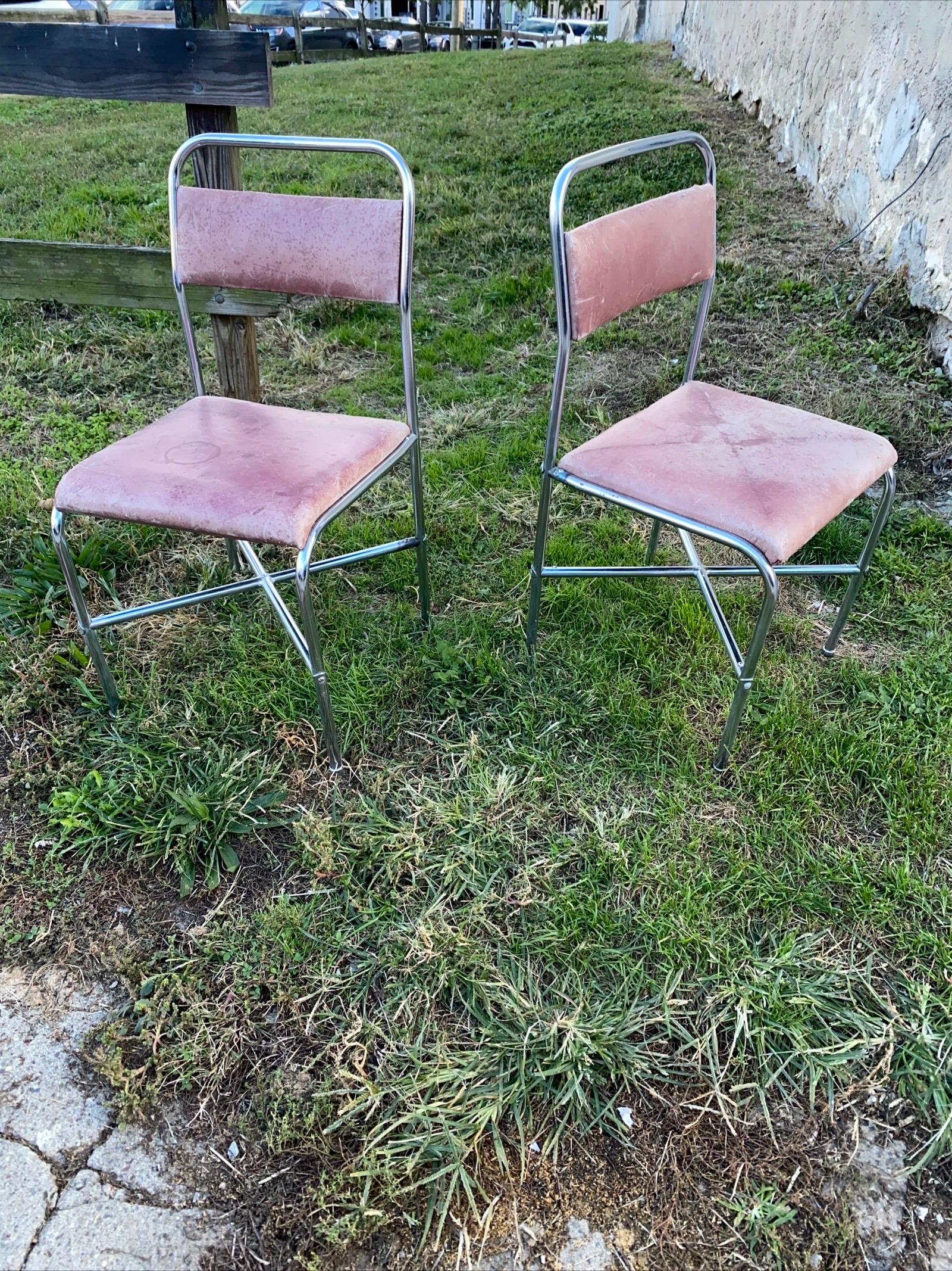Kem Weber for Lloyd Furniture Pair of Chairs For Sale 1