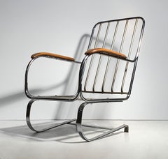 KEM Weber Deco Chrome Springer Chair