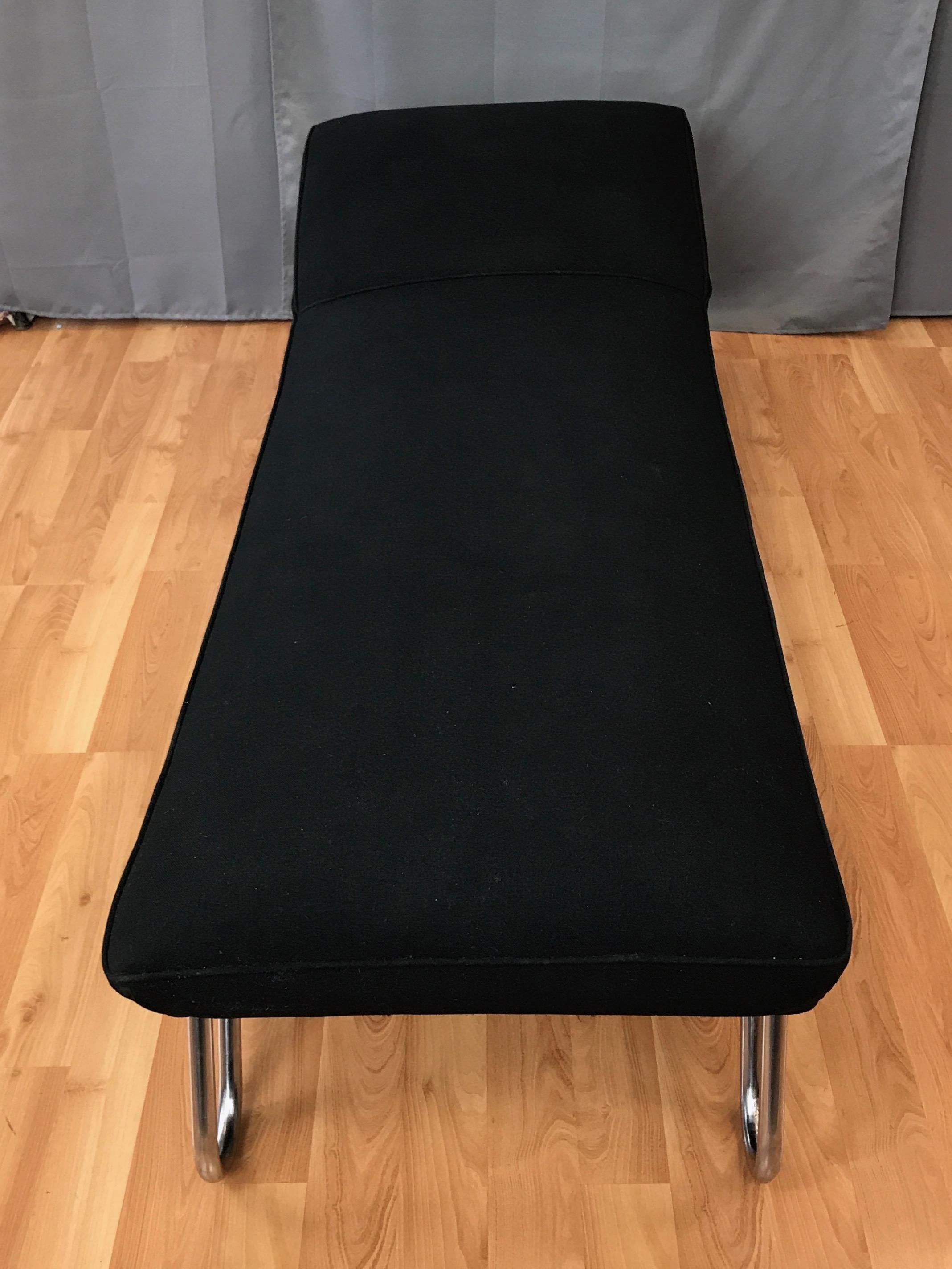 Upholstery Kem Weber Streamline Moderne Chaise Lounge For Sale