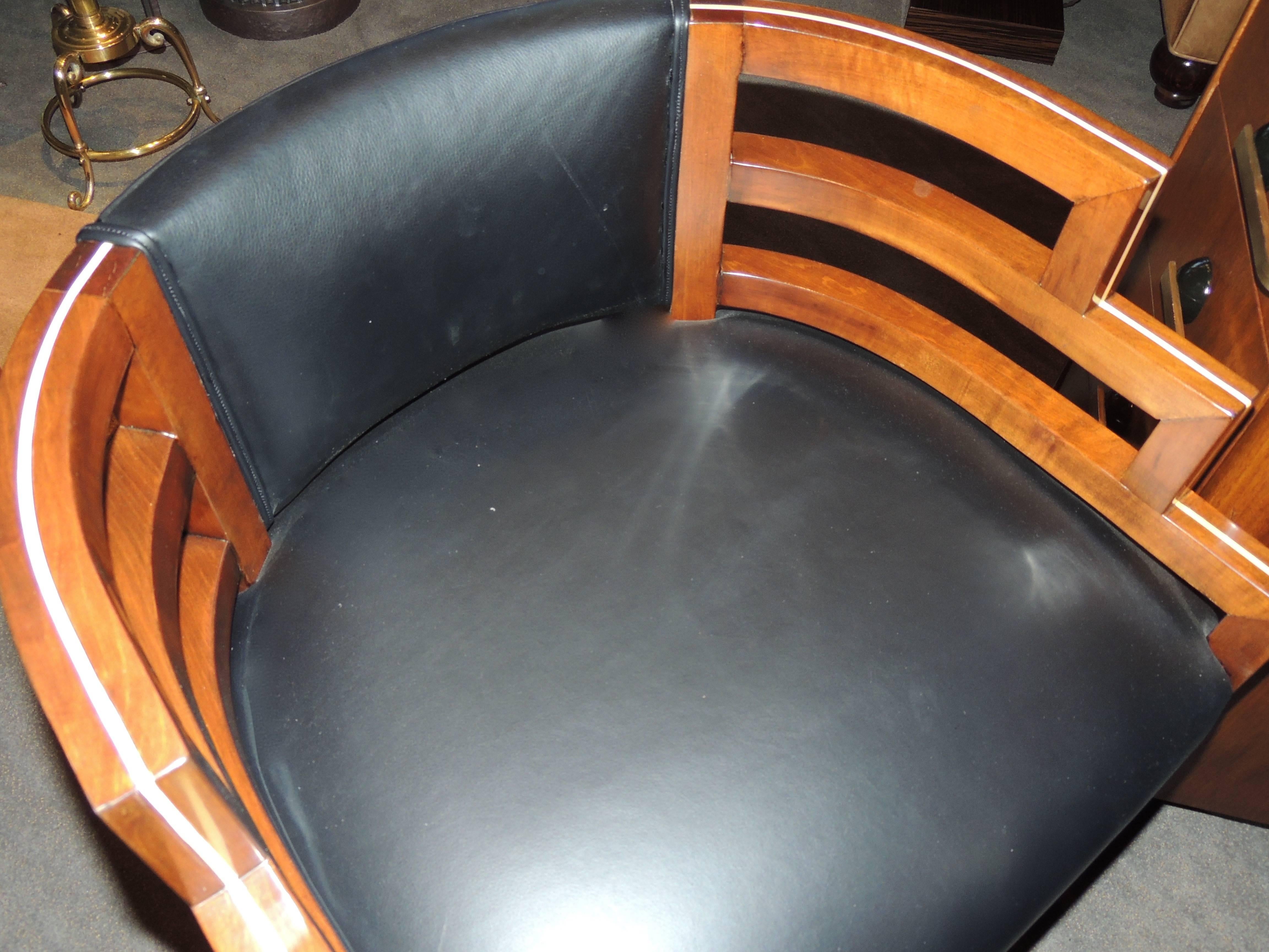 KEM Weber Style Art Deco Side Chairs In Good Condition For Sale In Oakland, CA