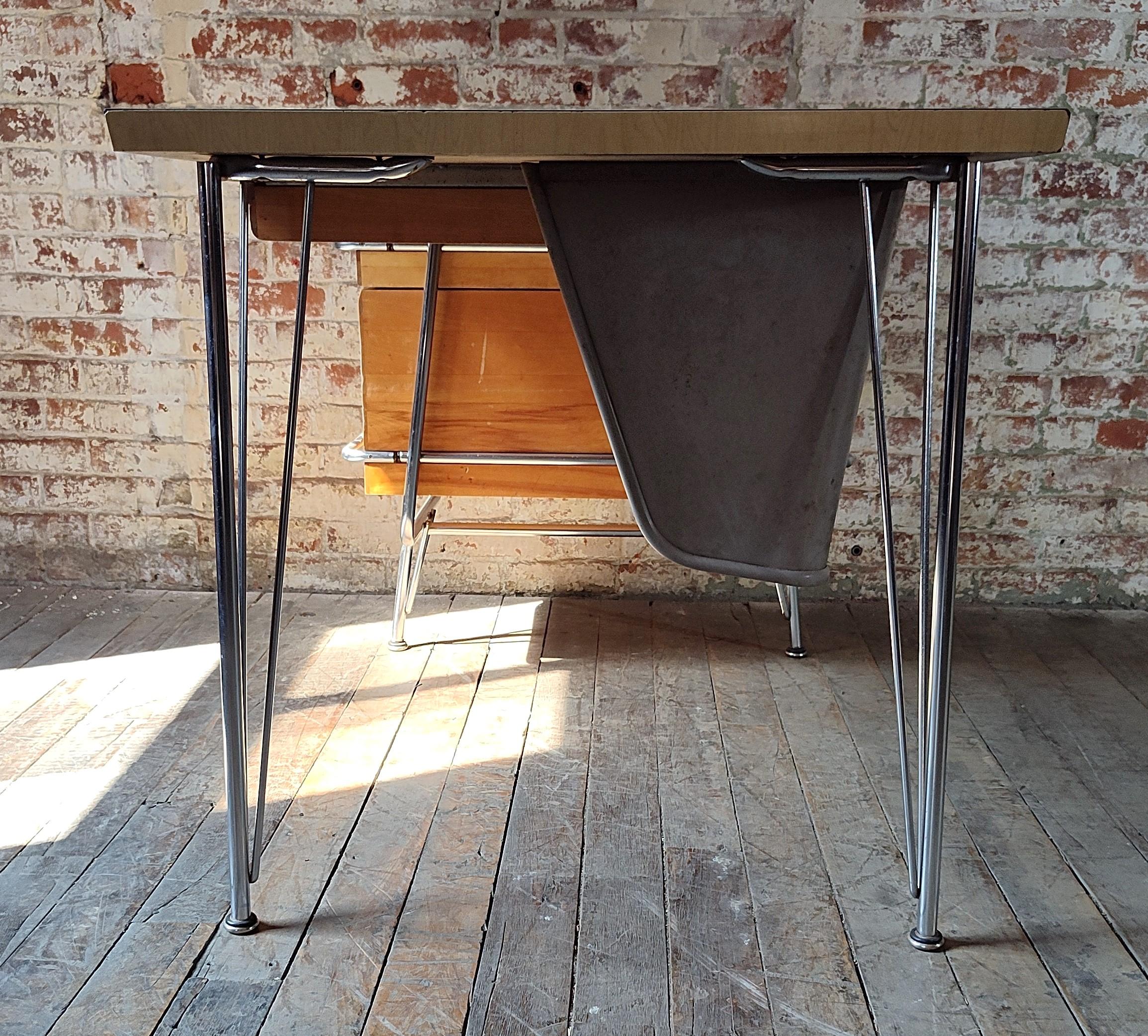 Kem Weber Trimline Desk by Heywood Wakefield For Sale 4