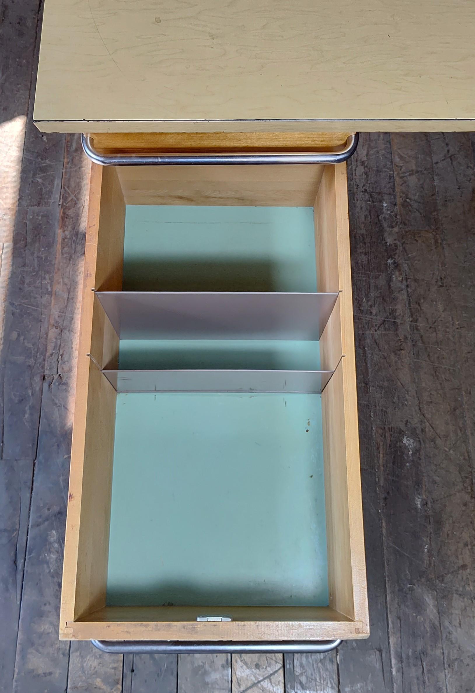 Kem Weber Trimline Desk by Heywood Wakefield For Sale 11
