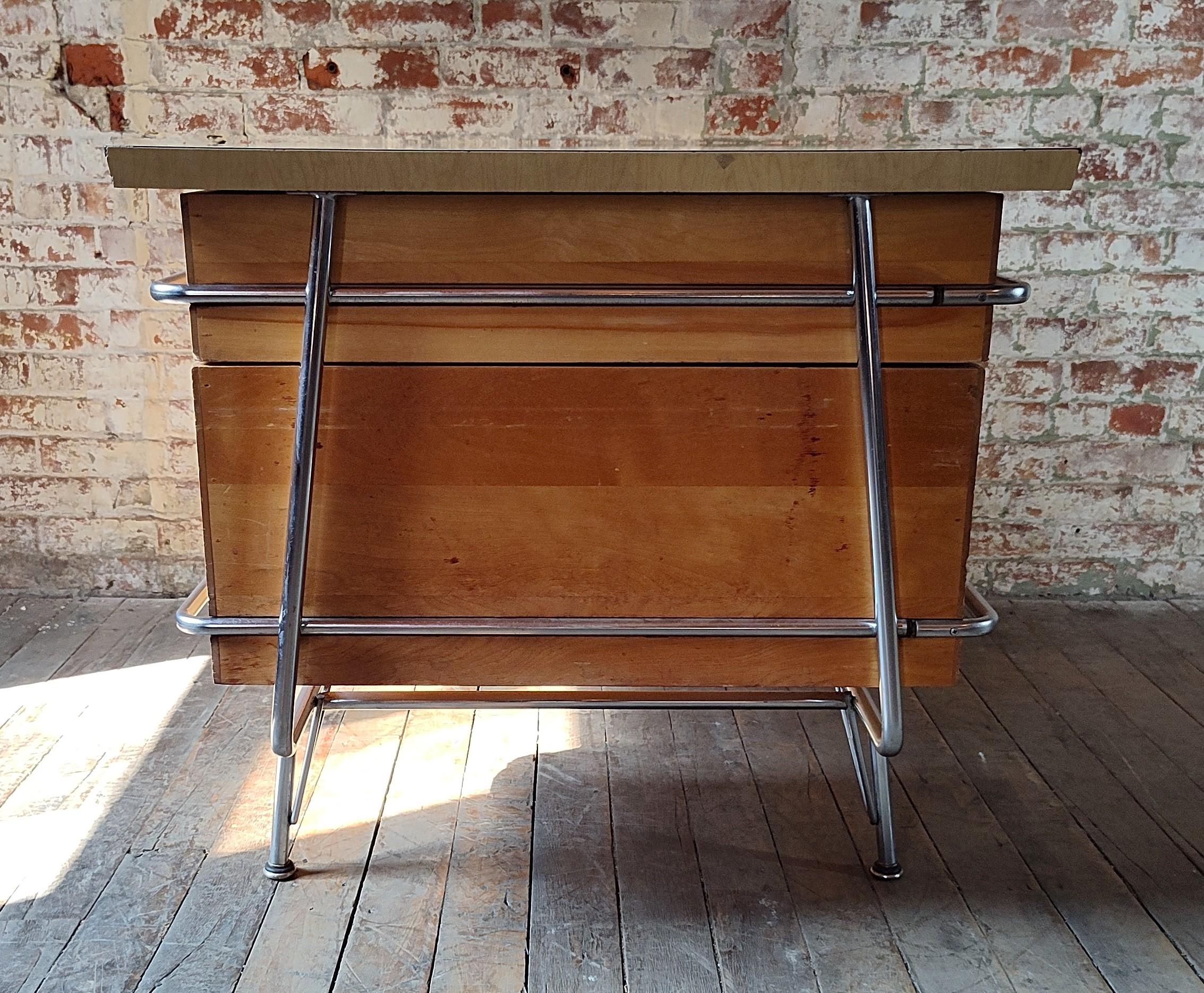 Kem Weber Trimline Desk by Heywood Wakefield For Sale 3