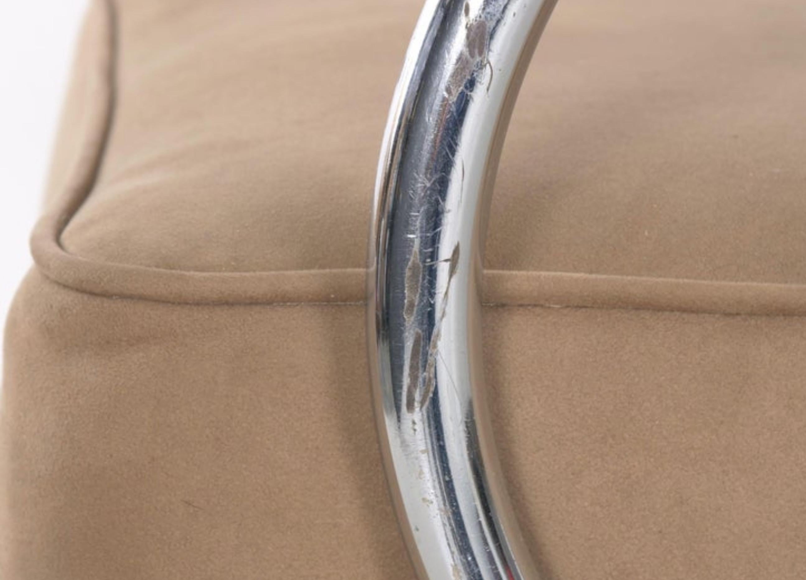 Kem Weber: Chrom-Loungesessel mit röhrenförmigem Chromrohr für Lloyd Manufacturing im Angebot 7