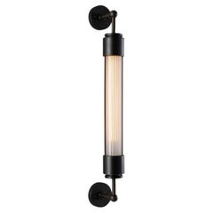 KEMBLEFORD WALL DOUBLE LED 2200K brushed nickel plated brass
