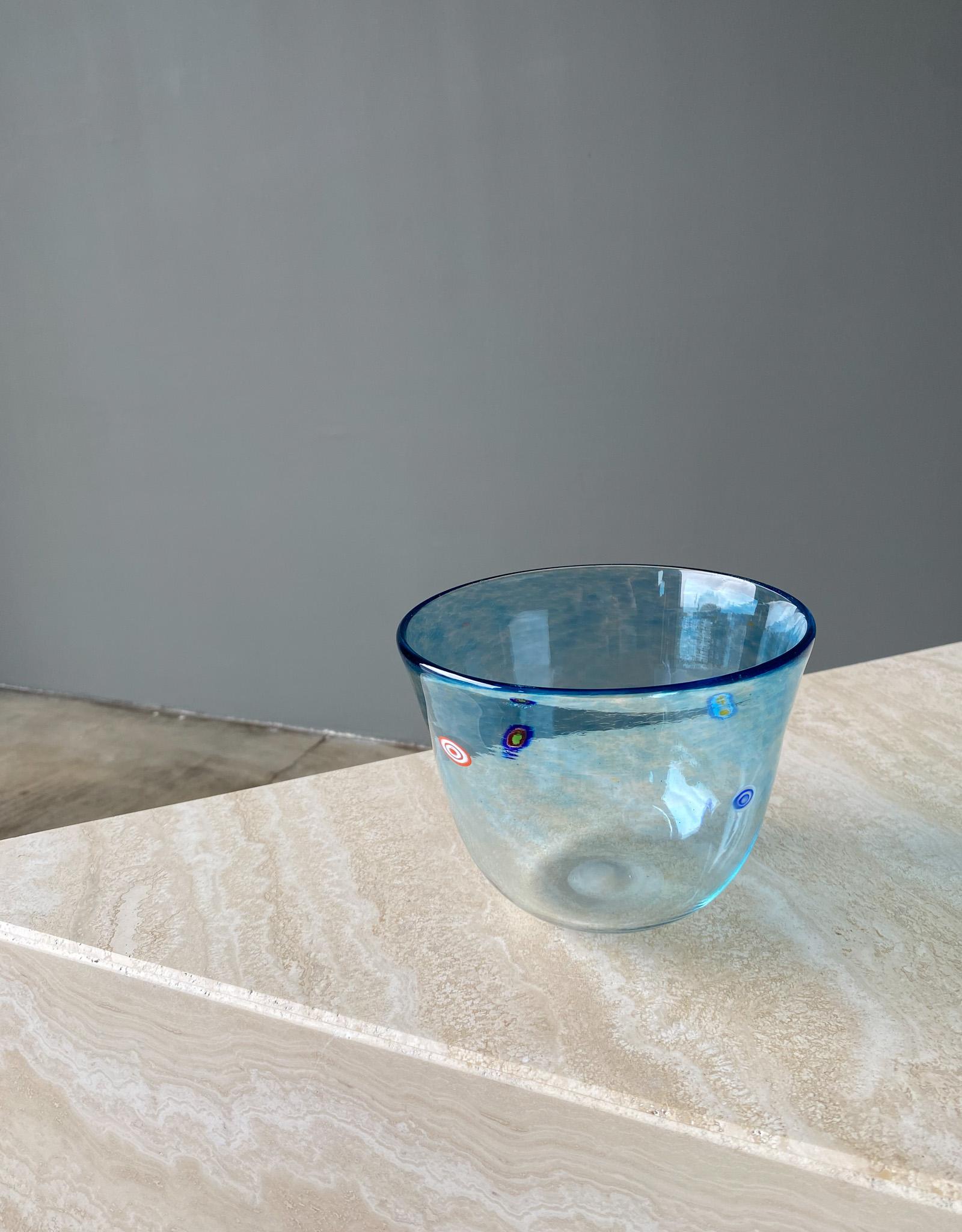 Ken and Ingrid Hansen Art Glass Vase  For Sale 4