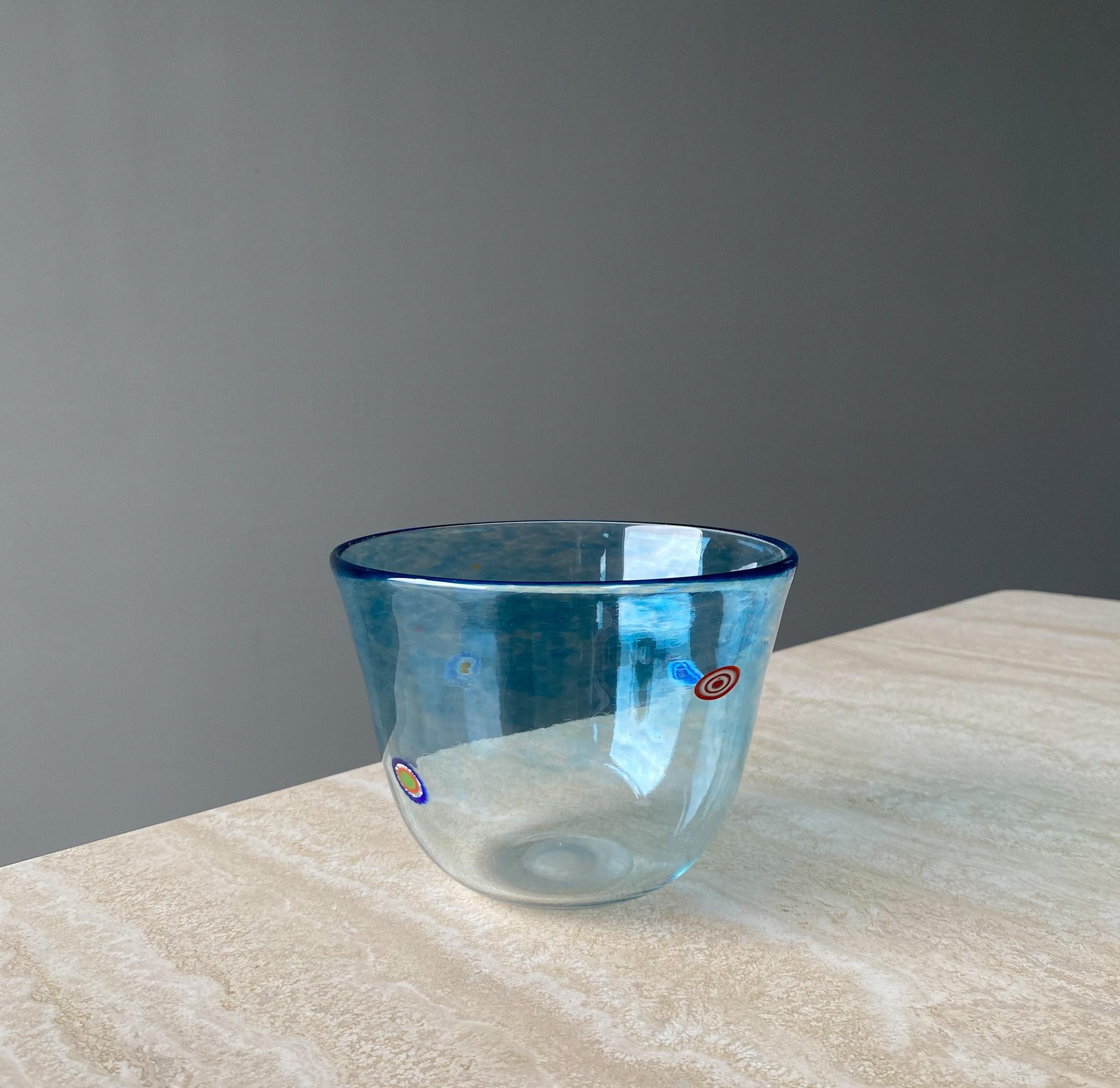 Ken And Ingrid Hansen Art Glass Vase ,.