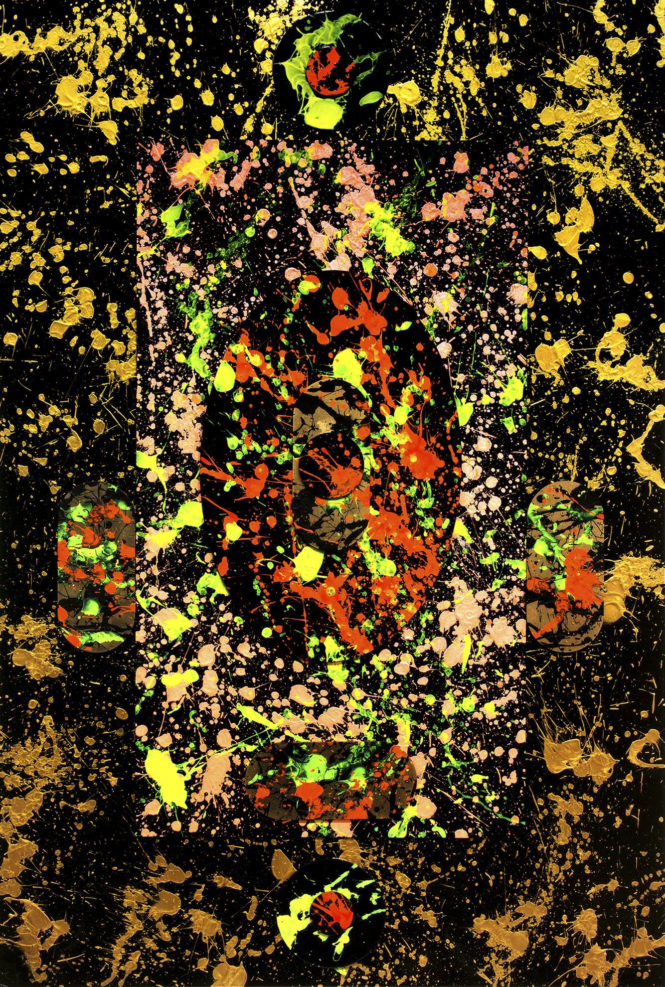 Abstract Painting di Ken Beckles - BYZANTIUM, Pittura, Acrilico su altro