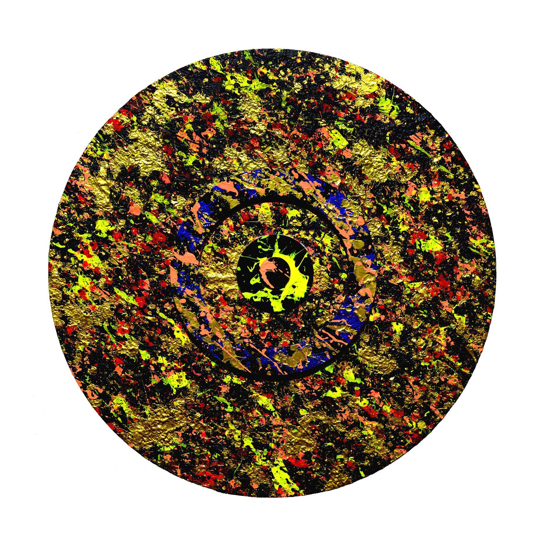 Abstract Painting de Ken Beckles - REPTILIAN, Pintura, Acrílico sobre Otro