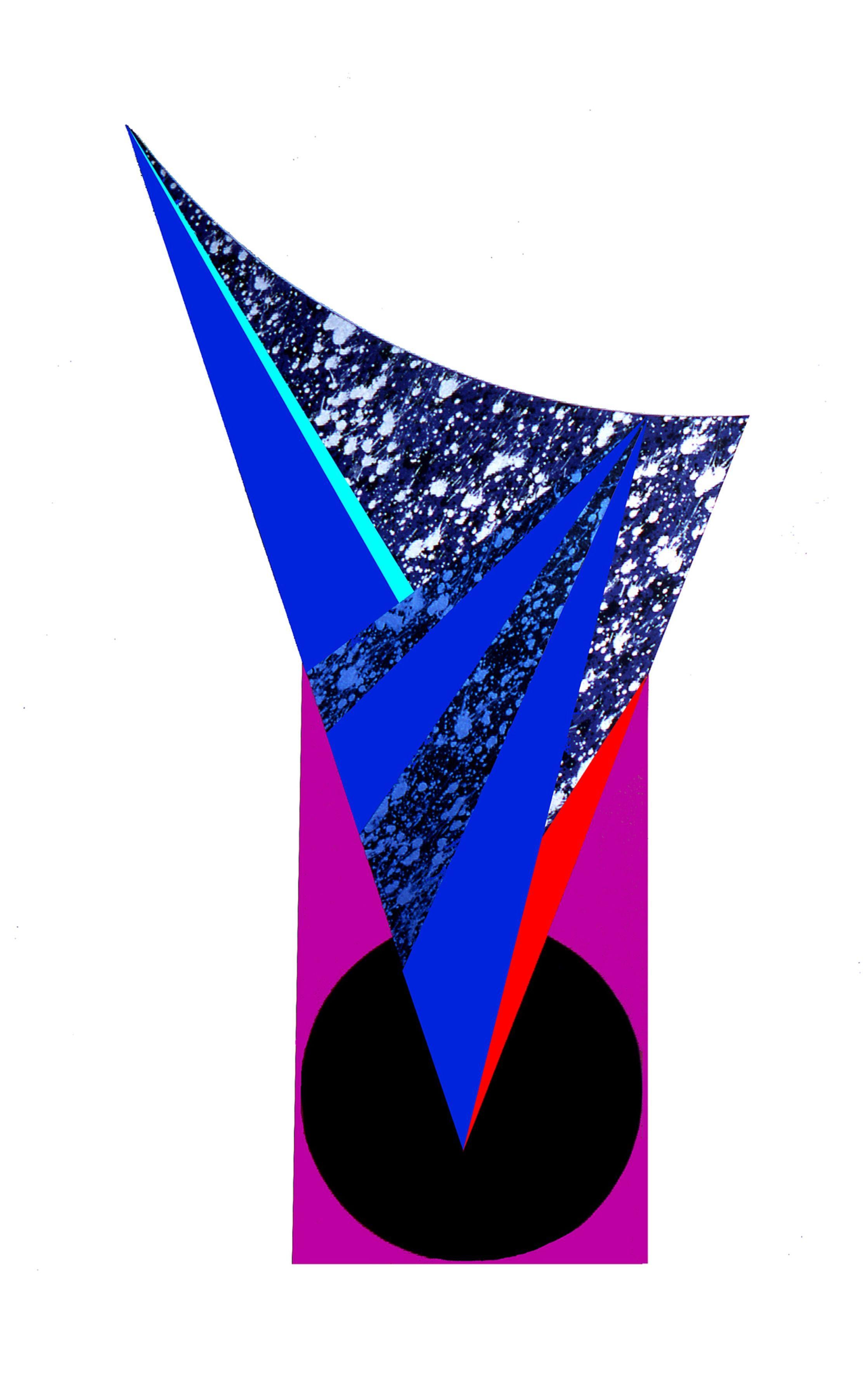 Abstract Painting di Ken Beckles - OMBRA, Pittura, Acrilico su tela