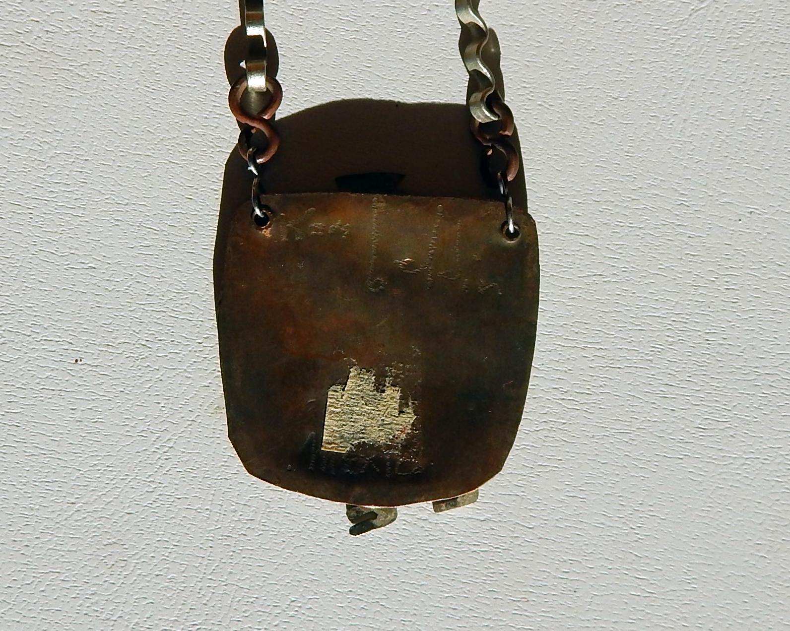 Ken Beldin Figural Pendant - Mid-Century Mexican Copper In Good Condition In Phoenix, AZ