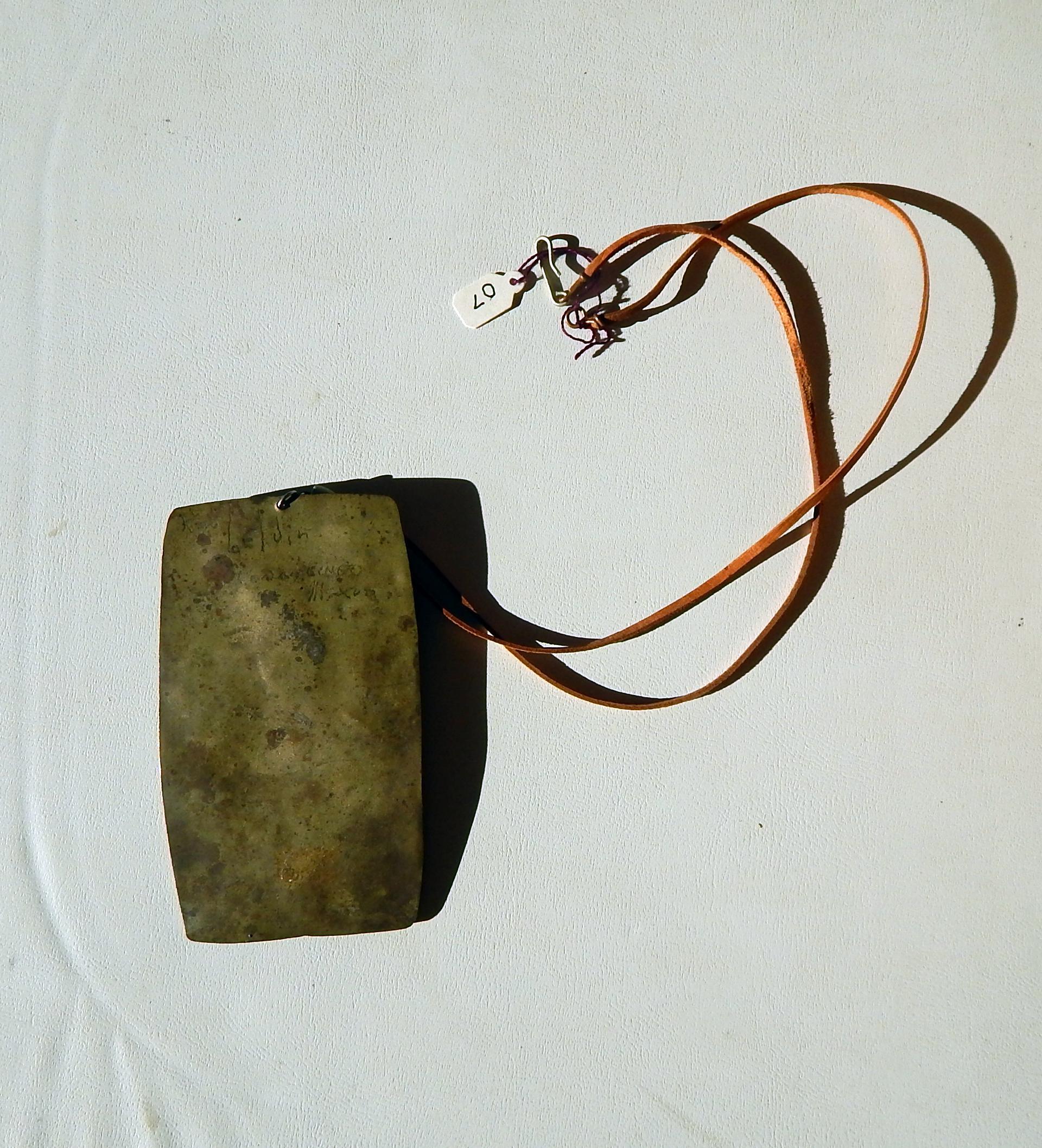 20th Century Ken Beldin Large Figural Pendant, Midcentury Mexican Copper