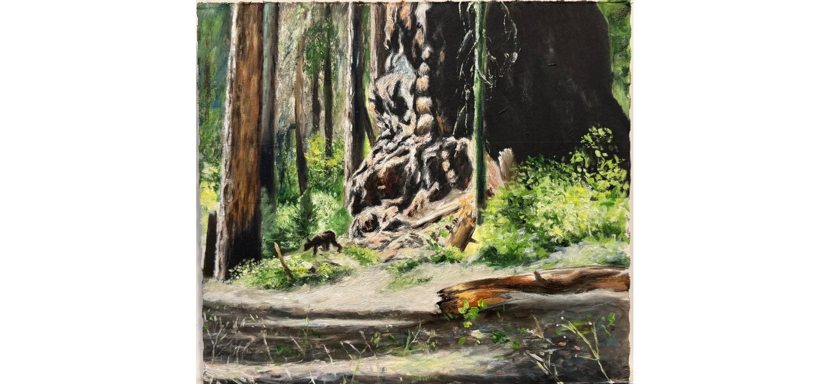 How to Paint Trees (study #1), 2025

Additional information:
Medium: Oil on prepared cardboard
Dimensions: 12 × 13 in  30.5 × 33 cm
Signature: Hand-signed by artist, signed and dated verso

Ken Craft (b. 1967 New Mexico) is an artist based in