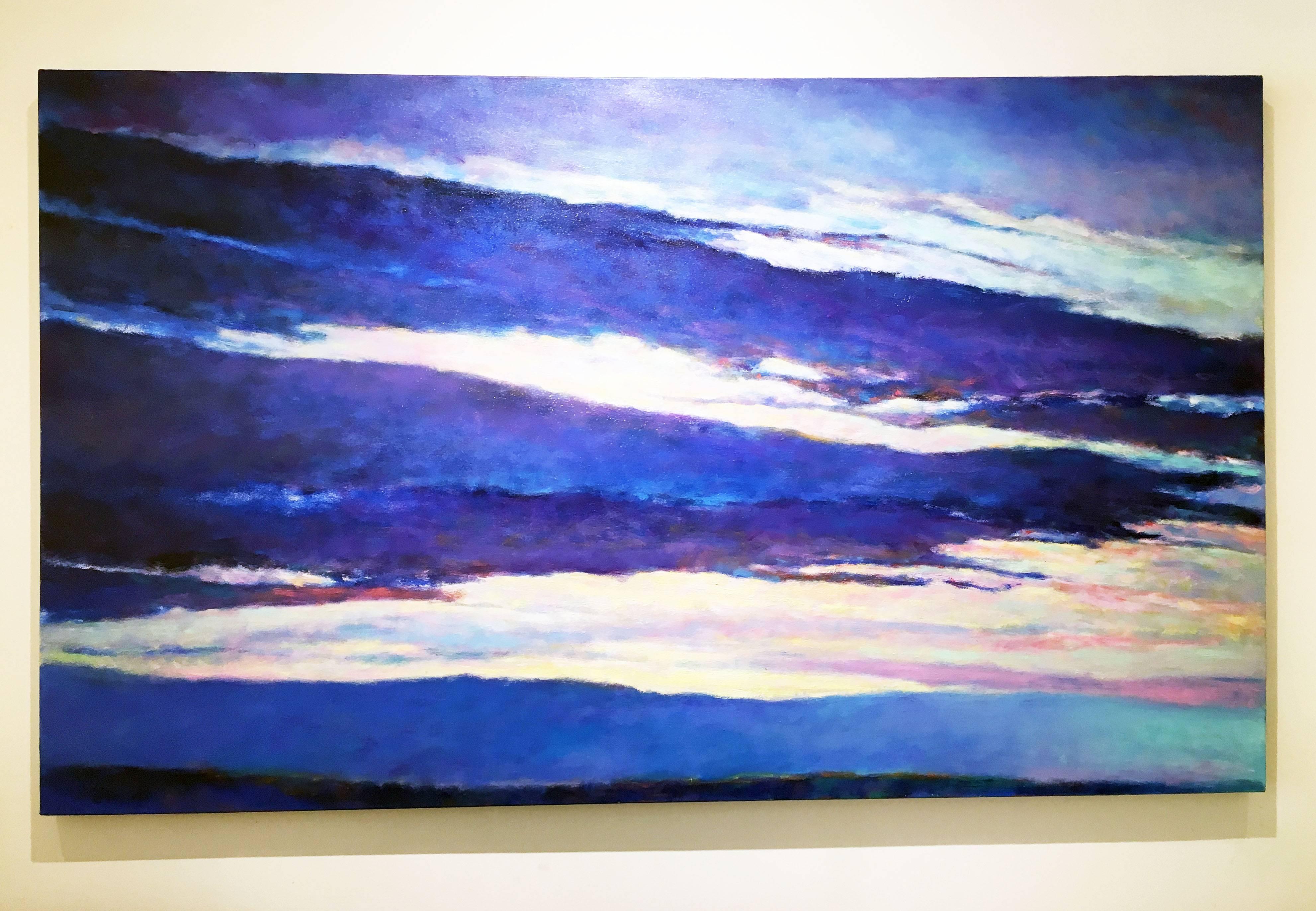 Blue Skyscape - Painting by Ken Elliott