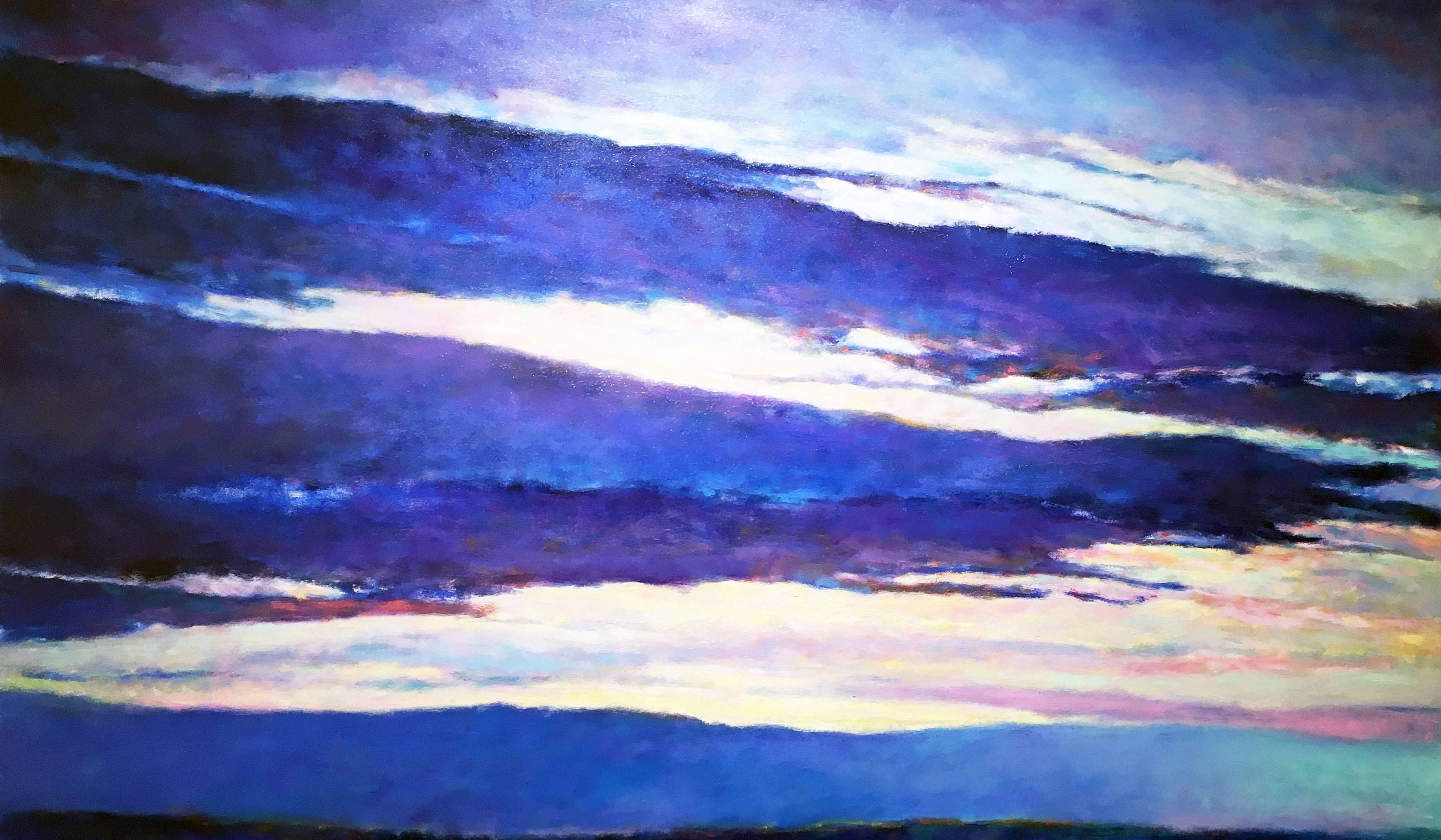Ken Elliott Landscape Painting - Blue Skyscape