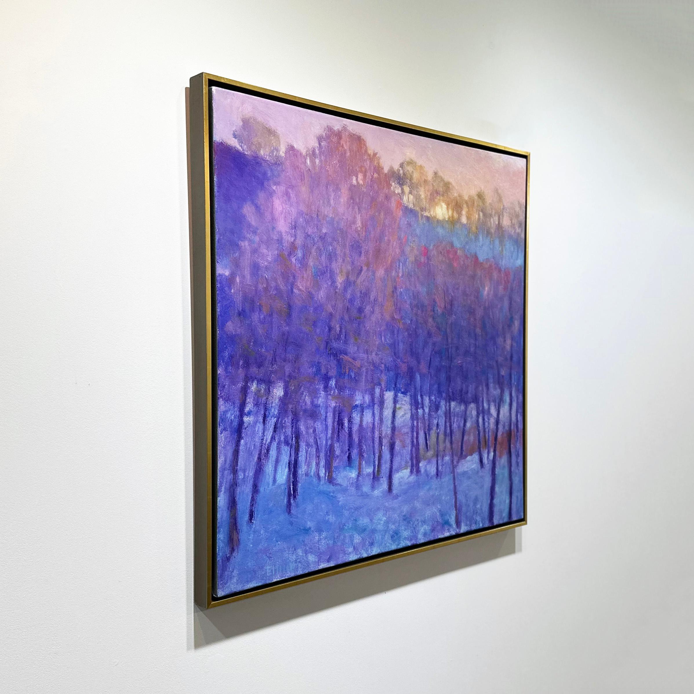« Bleu Wish », peinture de paysage abstrait - Painting de Ken Elliott