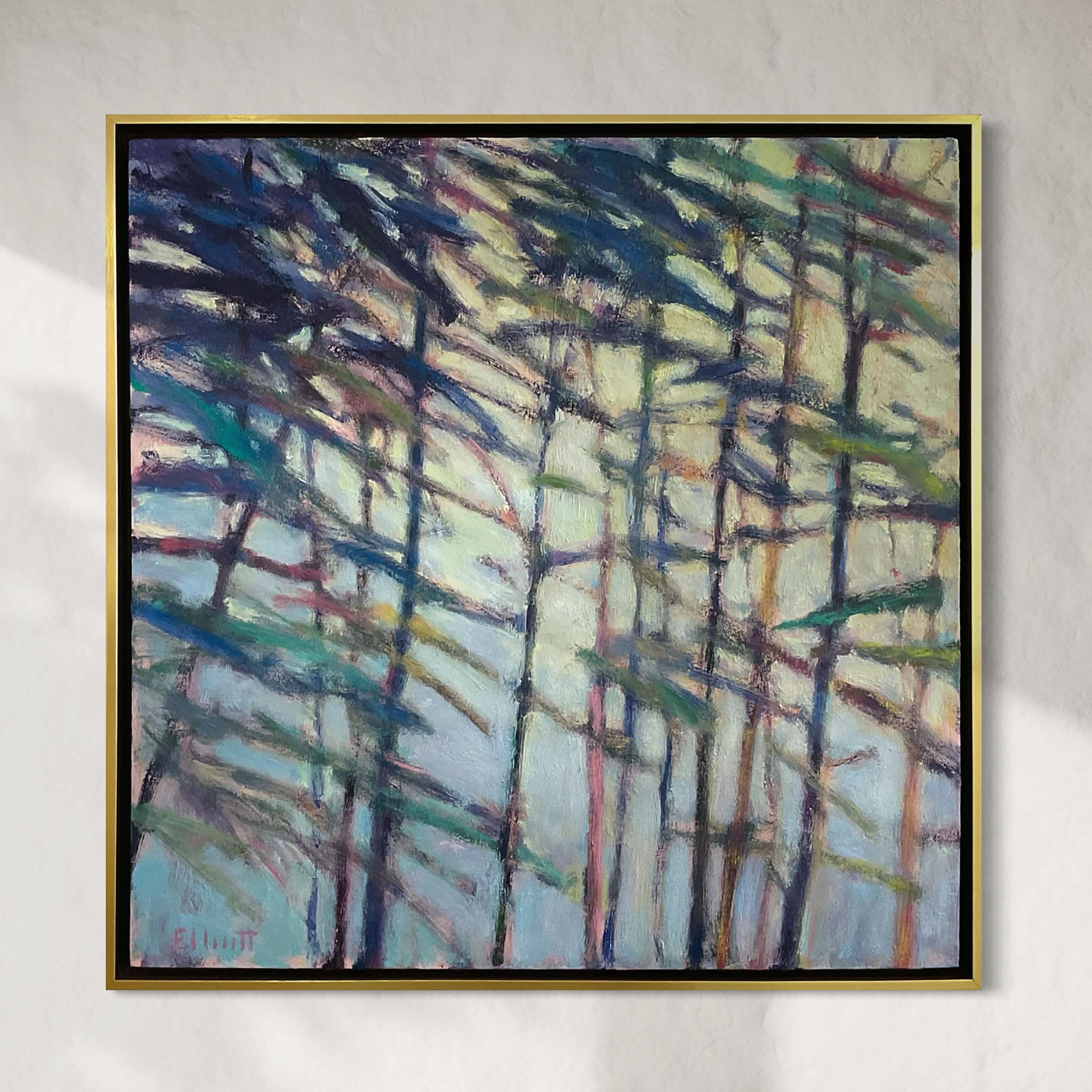 "Colors in the Breeze 1", Abstrakte Landschaftsmalerei