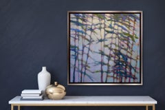 Expressionistic landscape oil painting 'Colors in the Breeze III'