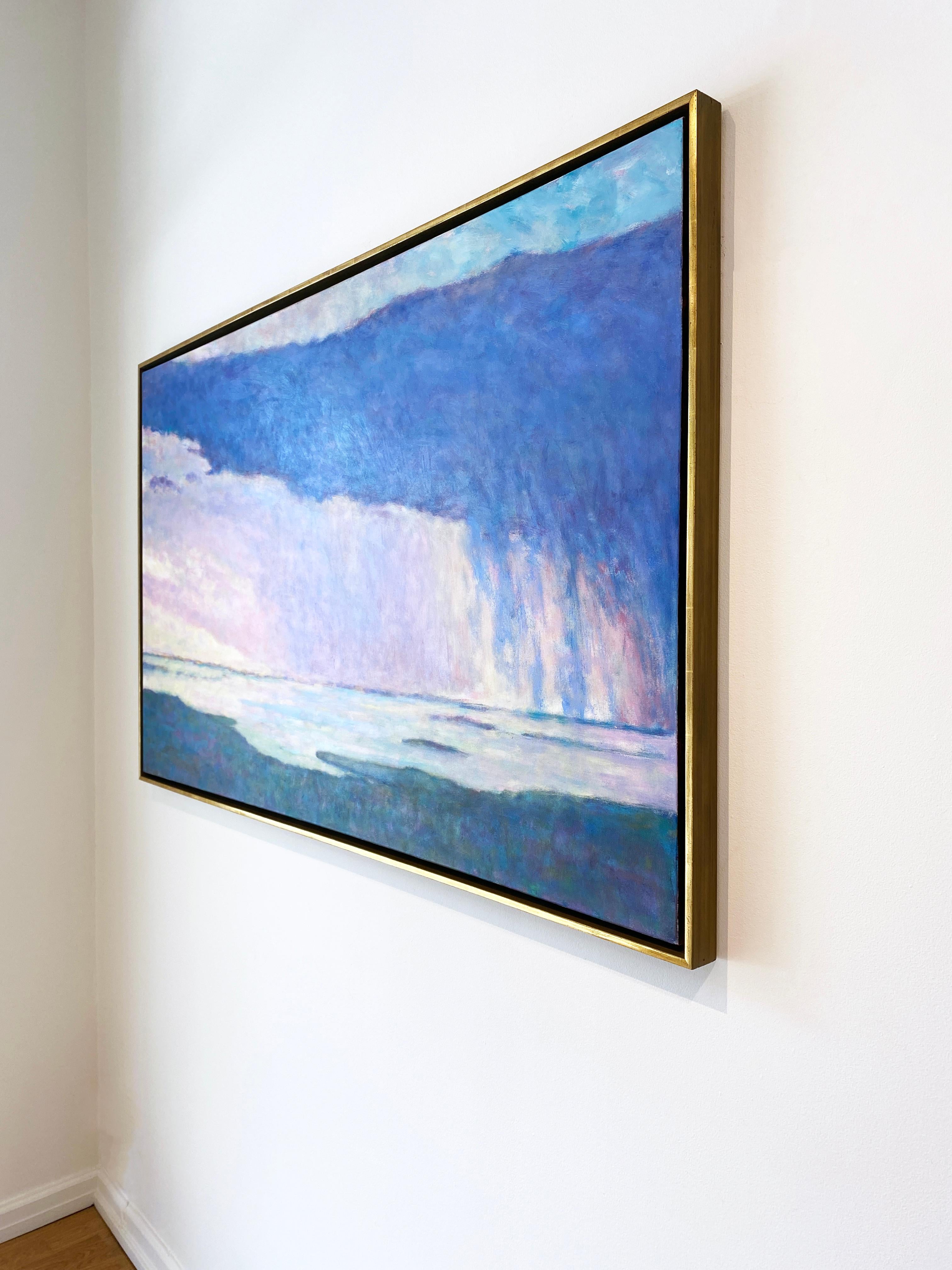Expressionistisches Landschafts-Ölgemälde, Wetter bewegt sich kreuzförmig (Expressionismus), Painting, von Ken Elliott