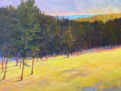 Ken Elliott 'Sun Down the Yellow Field' landscape painting