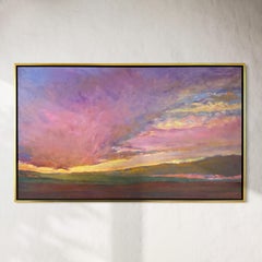 "Light Moving Across", Abstrakte Landschaftsmalerei
