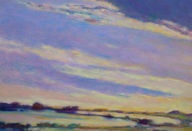 Ken Elliott Rain Moving Along The Marsh Transitional Landscape