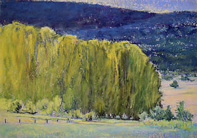Ken Elliott Landscape Painting - Study, Highland Green