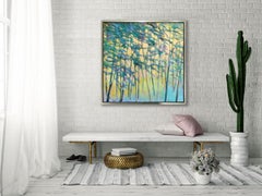 "Aria attraverso la foresta", stampa in edizione limitata con cornice, 48" x 48".