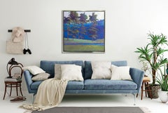 "At the Creek's Edge, " Framed Limited Edition Giclee Print, 40" x 40"