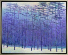 "Haze in the Forest, " Framed Limited Edition Giclee Print, 36" x 45"