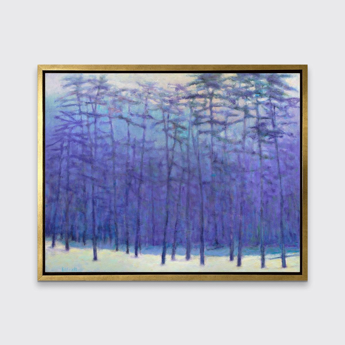 „Haze in the Forest“, gerahmter Giclee-Druck in limitierter Auflage, 48