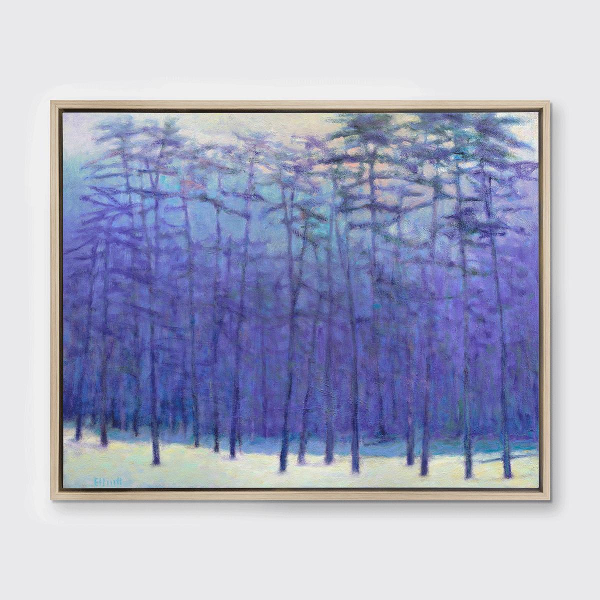 „Haze in the Forest“, gerahmter Giclee-Druck in limitierter Auflage, 48