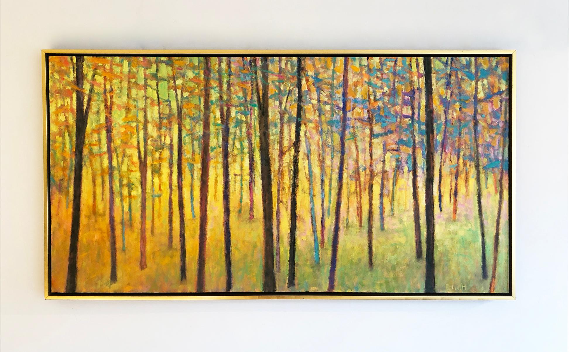 « In the Colorful Forest, » encadré, tirage giclée en édition limitée, 36
