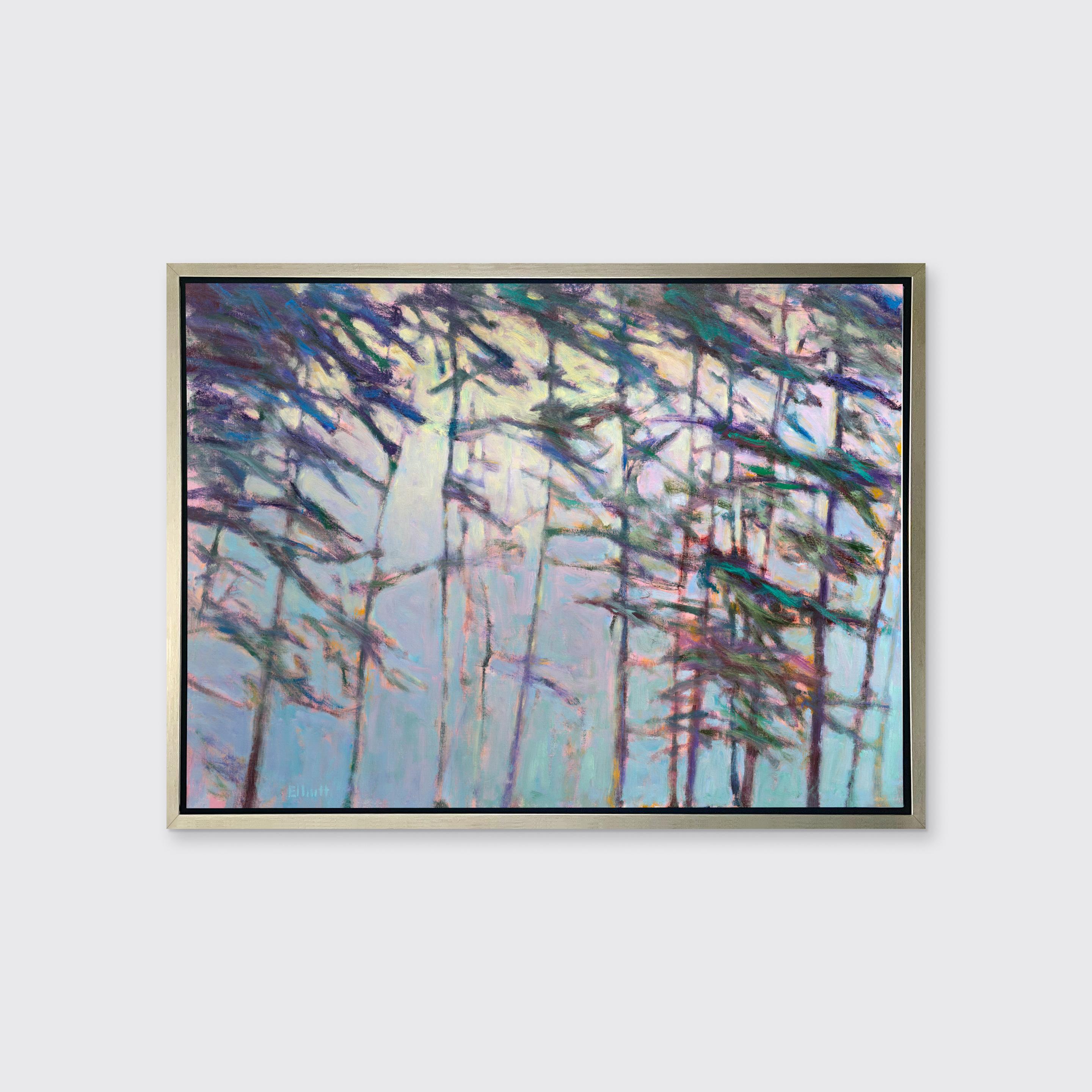 « Light Emerging - Diffused Blue », tirage giclée en édition limitée, 76,2 cm x 101,6 cm - Impressionnisme Print par Ken Elliott