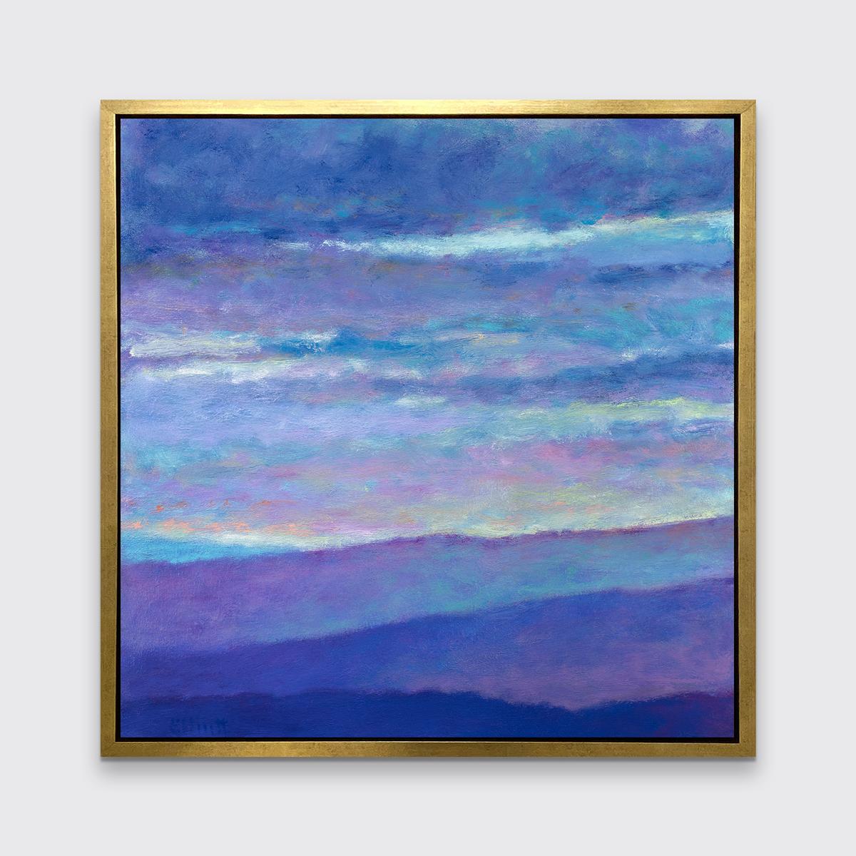 „Reluctant Sunset II“, gerahmter Giclee-Druck in limitierter Auflage, 48 x 48 im Angebot 1