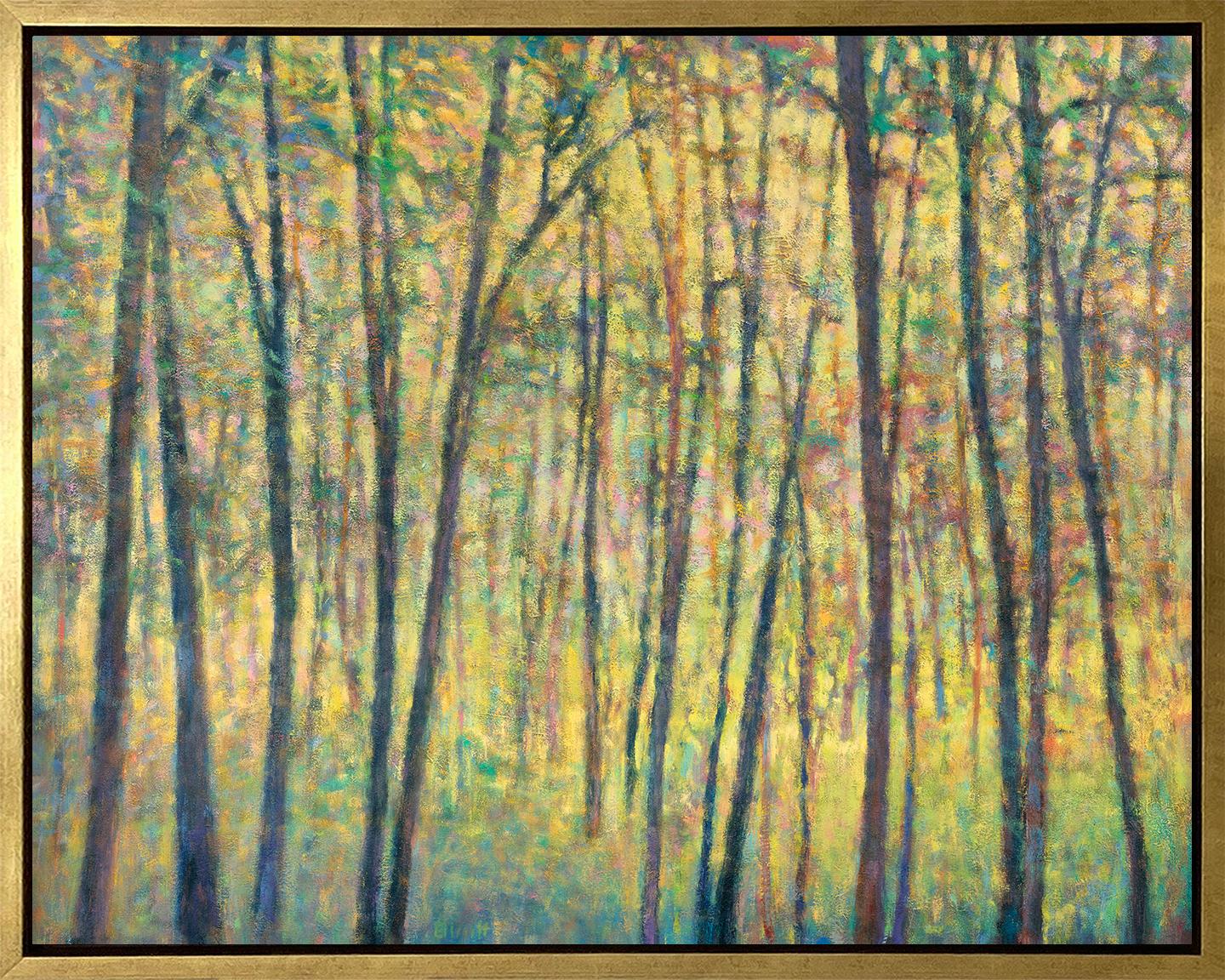 Ken Elliott Landscape Print - "Saccades XII, " Framed Limited Edition Giclee Print, 16" x 20"