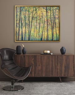 "Saccades XII, " Framed Limited Edition Giclee Print, 36" x 45"