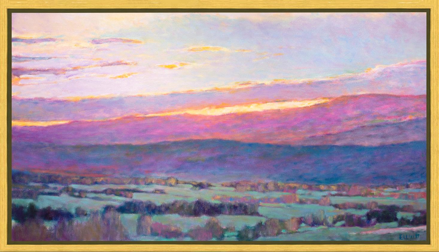 "Sun Behind the Foothills," Limited Edition Giclee Print, 24 x 40