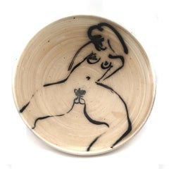 Medium Size Bowl with Nude (Archie Bray Foundation, Kansas City Art Institute)