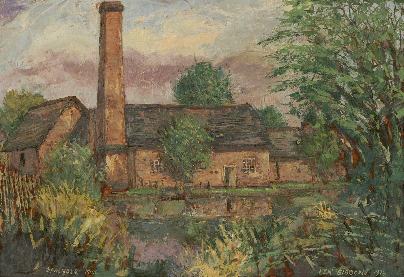 Ken Gibbons - 1974 Oil, Sarehole Mill 3