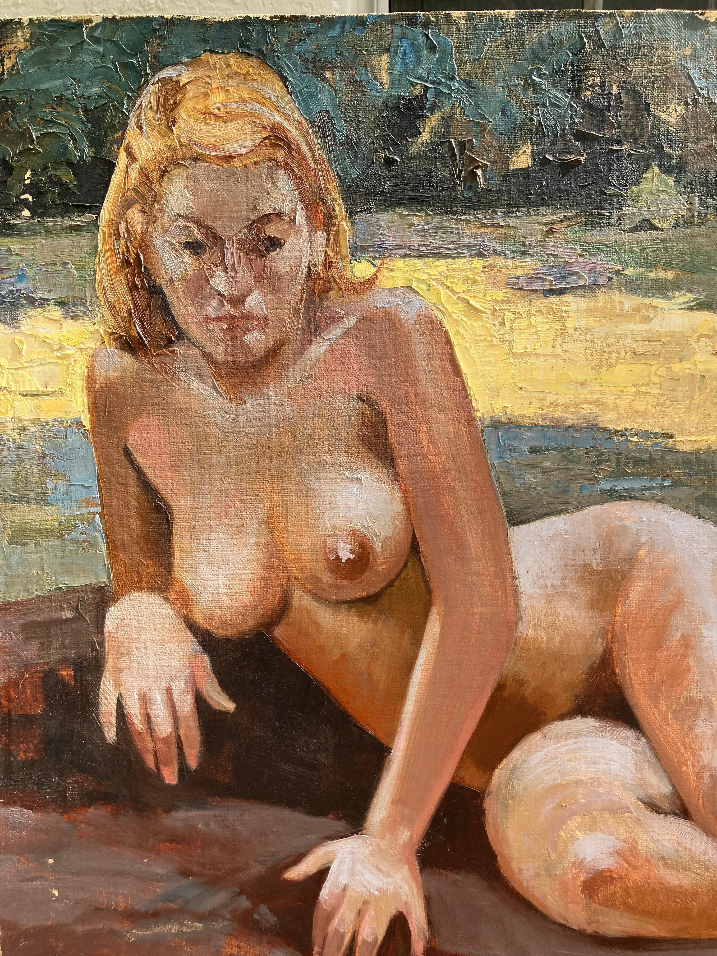 Ken Gore Akt in einer Landschaft im Angebot 2