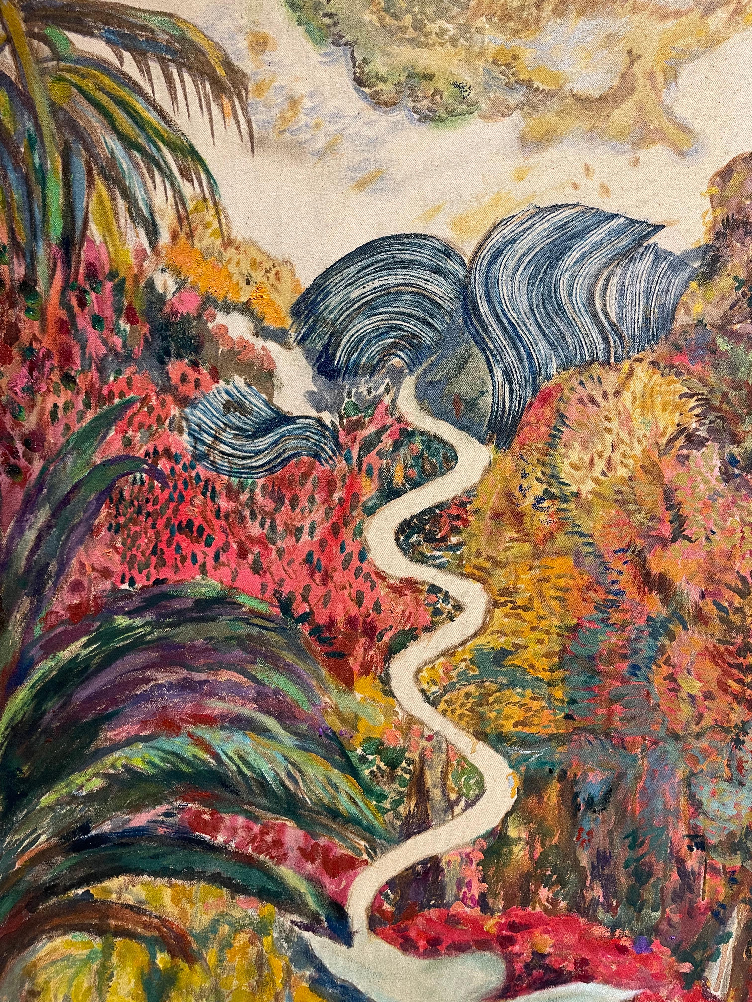 El País de las Maravillas y el Fin del Mundo - Painting Contemporáneo de Ken Gun Min