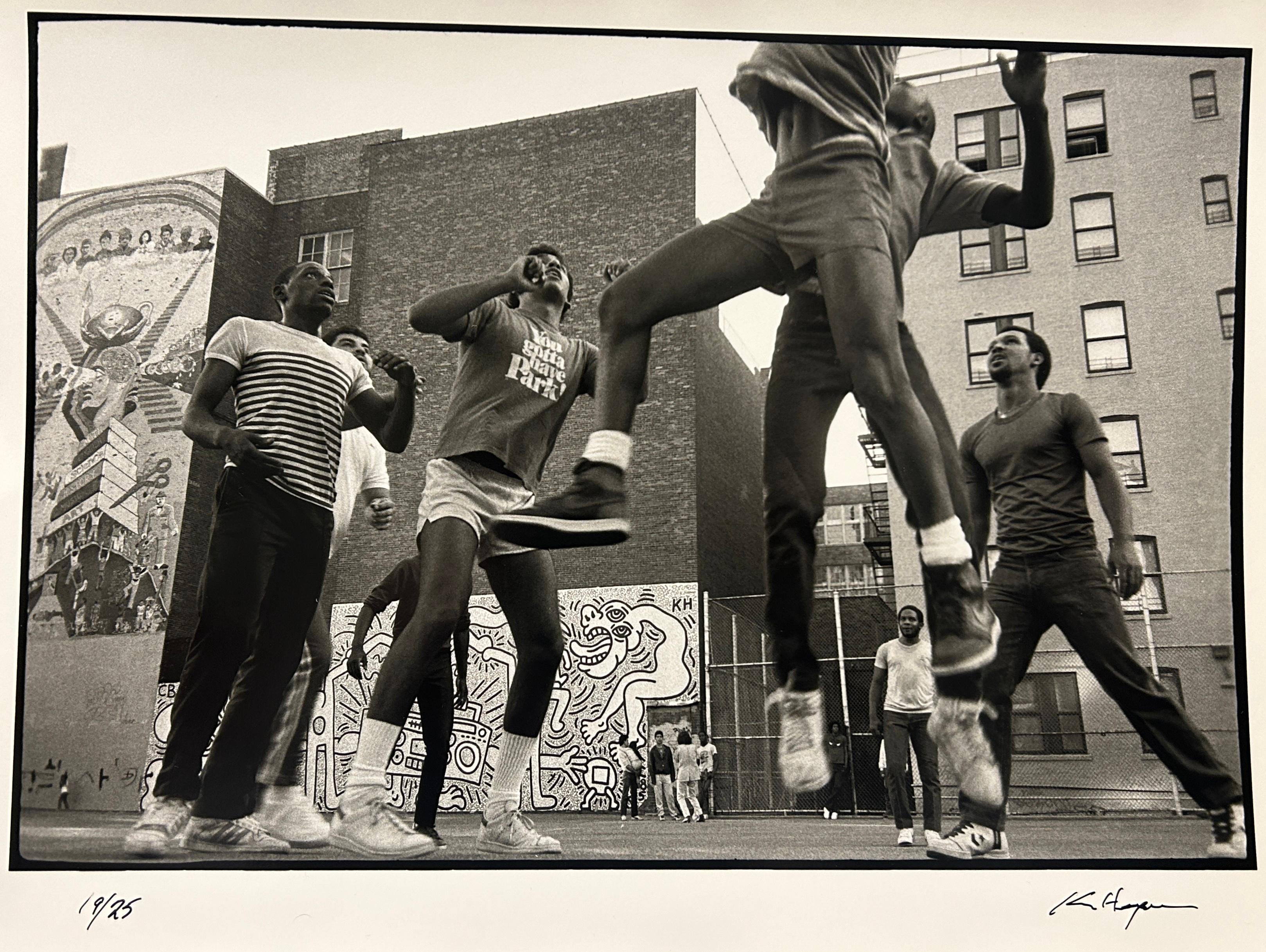 Ken Heyman Black and White Photograph - Basketball - Hipshot Series