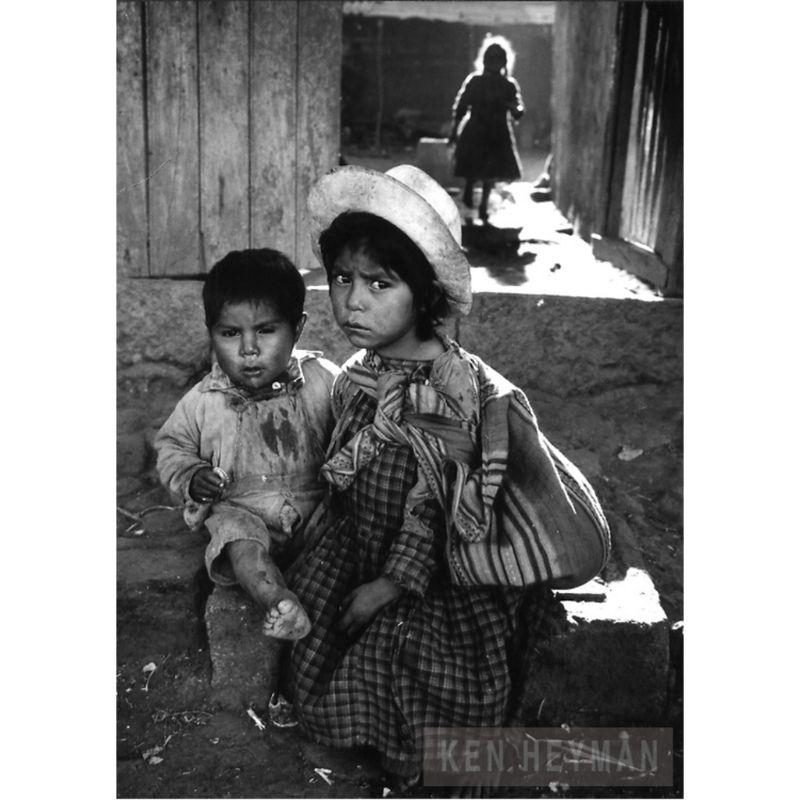 Ken Heyman Black and White Photograph - Children in Mexico Village