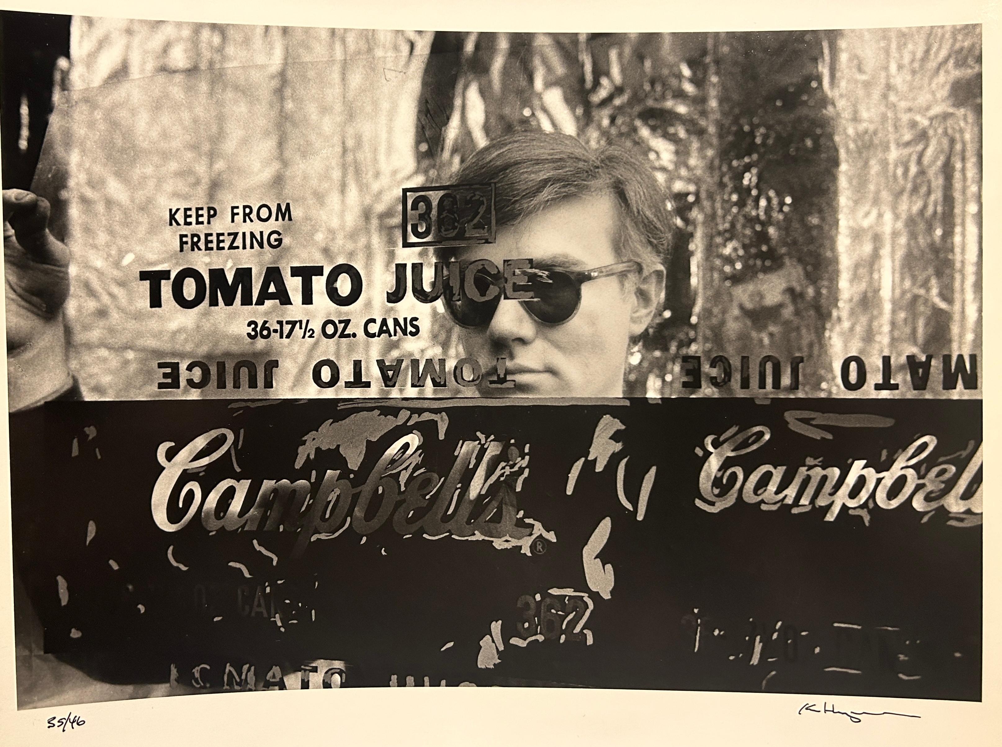 Ken Heyman Black and White Photograph - The Pop Artists: Andy Warhol, Campbell's Soup, 1964