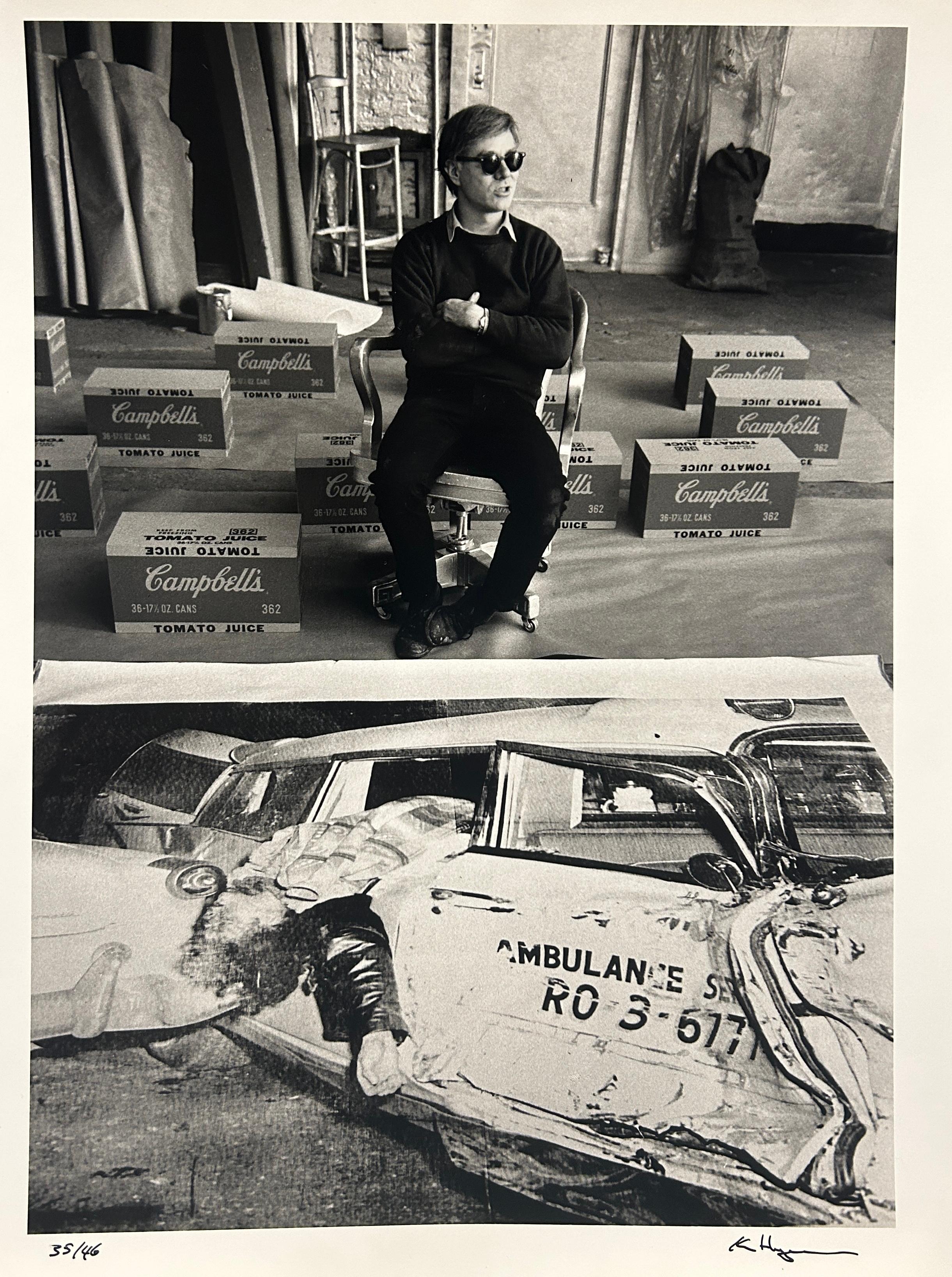Ken Heyman Black and White Photograph - The Pop Artists: Andy Warhol, New York, 1964
