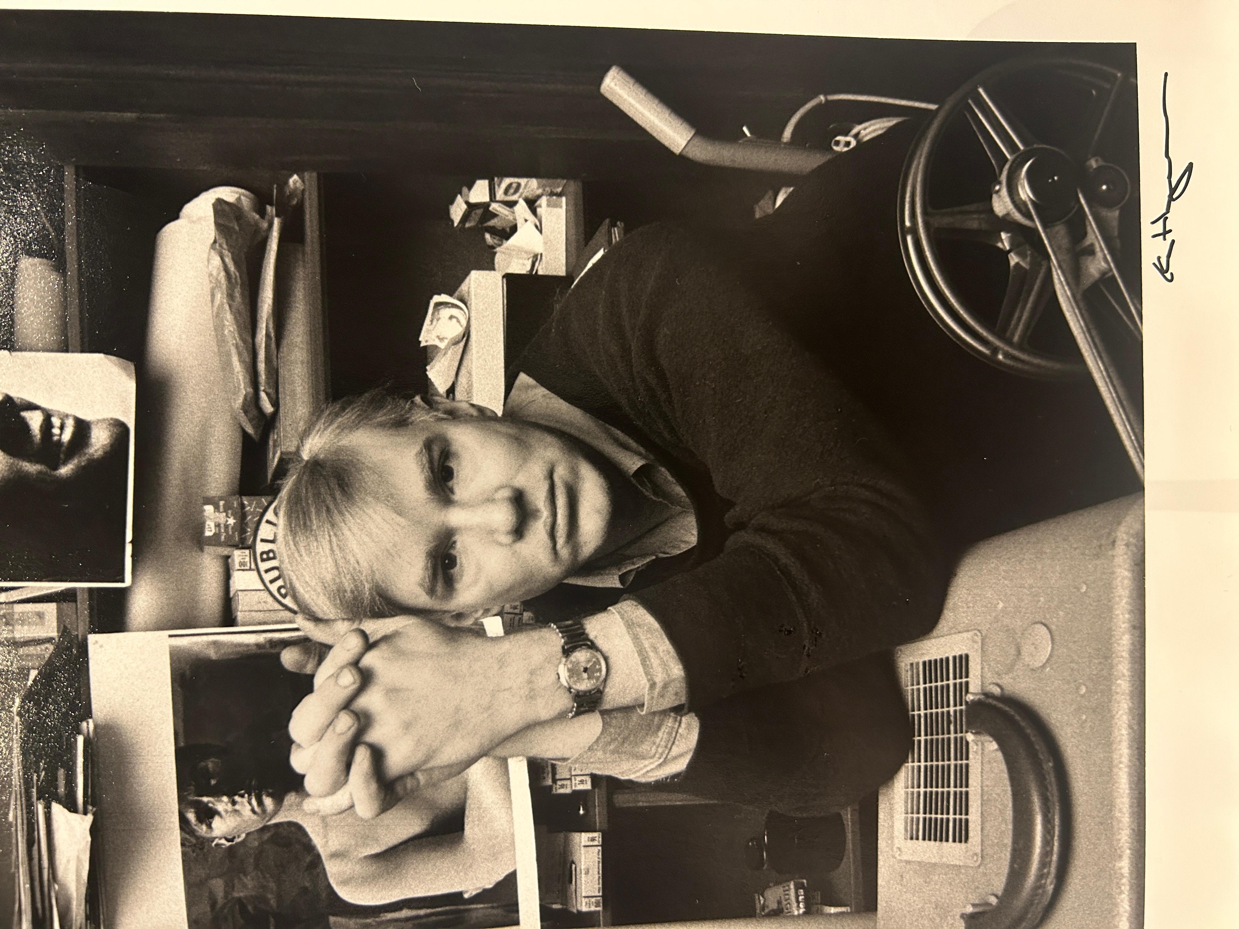 The Pop Artists: Andy Warhol with 16mm Film Projector, 1964 - Photograph by Ken Heyman