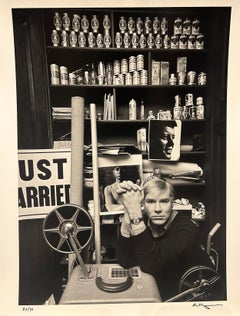 The Pop Artists: Andy Warhol with 16mm Film Projector, 1964