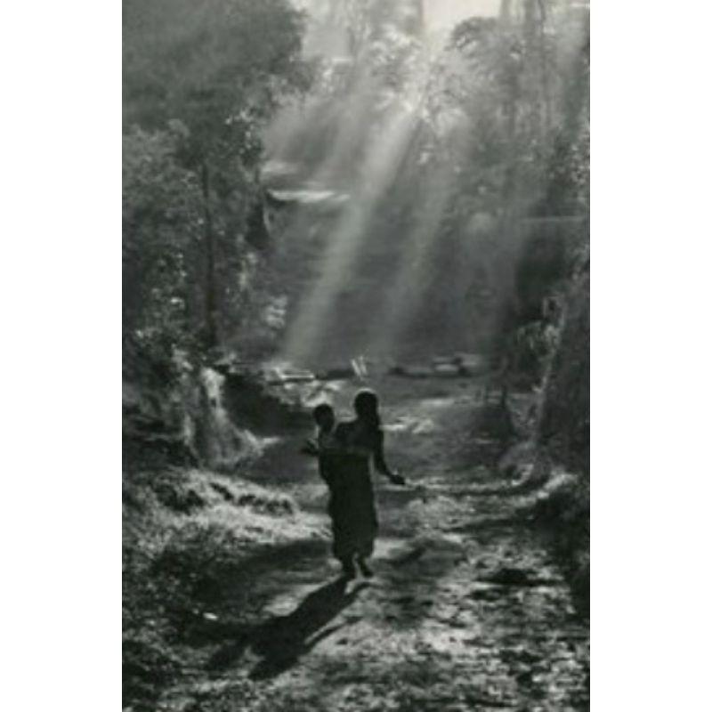 Ken Heyman Portrait Photograph - Woman & Child Walking in Sunlight, Bali